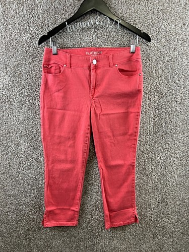 Chico's Platinum Pink Crop Jeans Chico's Size 00 (Women's Size 2) Denim Stretch
