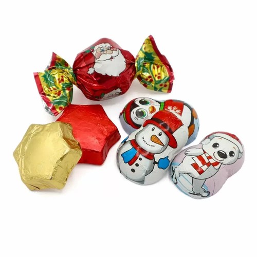 Milchschokolade Weihnachten Sortiment im Geschenktüte 250g - Bild 2 von 2
