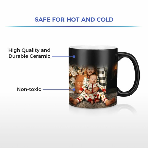 36pcs 11OZ Blank 3D Sublimation Color Changing Mug Magic Cup - Black/Glossy - Picture 5 of 12