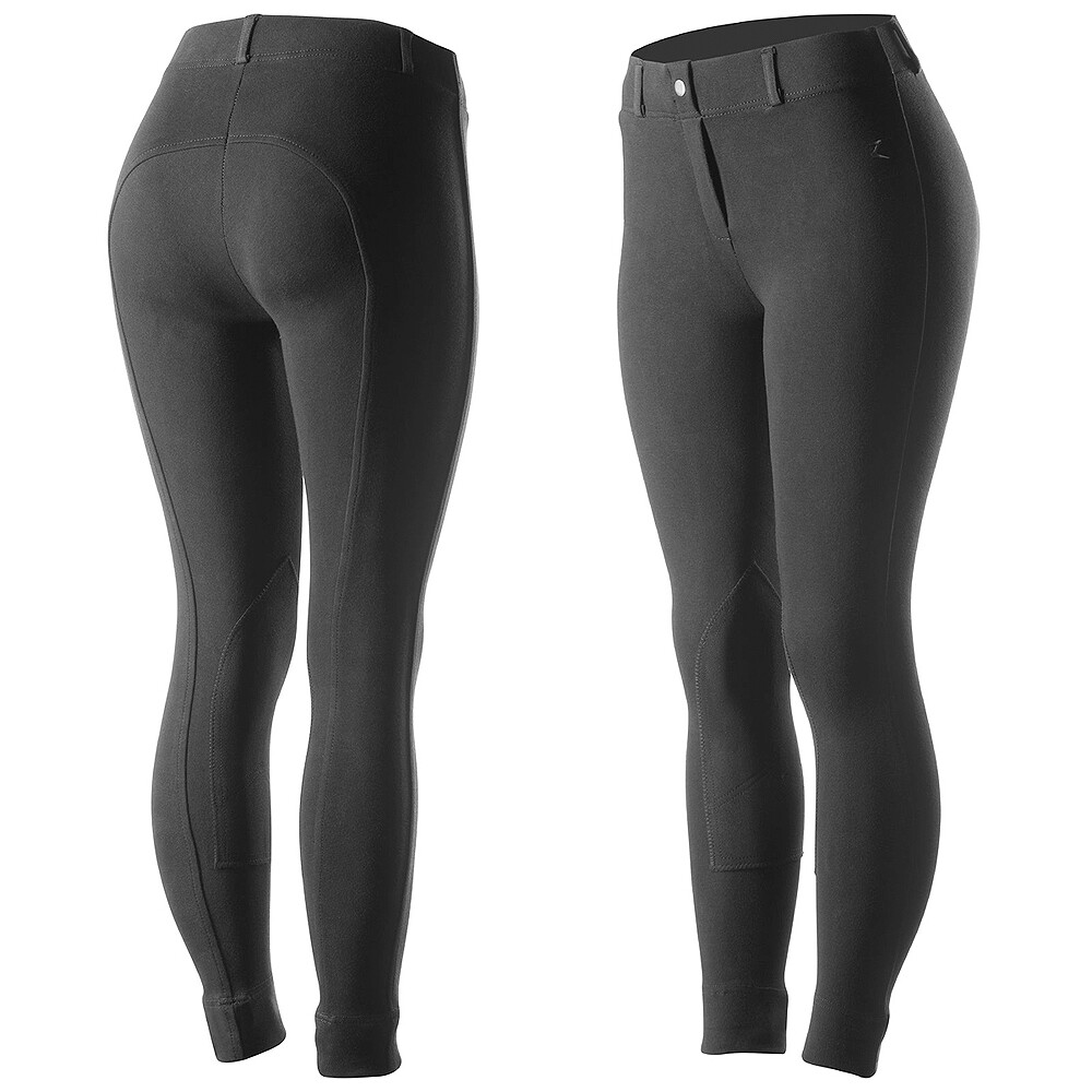 U-L-40 40 HORZE ELLA WOMENS PULL ON KNEE PATCH BREECHES SOFT SLIGHTLY STRETCHY U-L-40 40 HORZE ELLA WOMENS PULL ON KNEE PATCH BREECHES SOFT SLIGHTLY STRETCHY