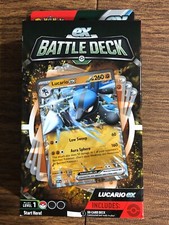 PoKeMon ex BATTLE Deck LUCARIOex 60 card deck LEVEL 1 NEW in BOX