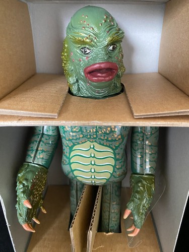 Vintage 1991 The Creature From The Black Lagoon Tin Robot in Box-NRFB-Brand NEW - Picture 3 of 10