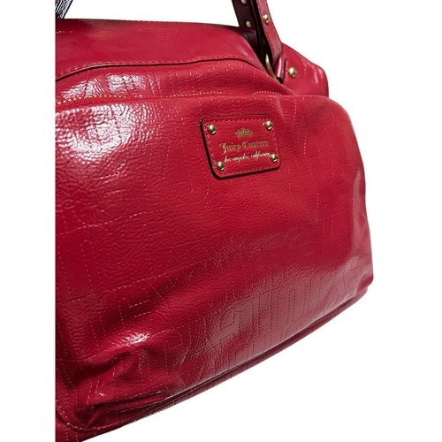 Juicy Couture Ever After Cherry Satchel Tasche Handtasche groß rot gold Hardware Y2K - Bild 3 von 9