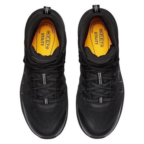 KEEN Utility Vista Energy Mid Black Electrical Hazard Men’s Work Boots US 14 D - Picture 5 of 6