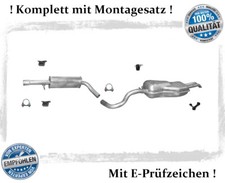 Auspuffanlage VW Bora 1.6 FSi 2.0 Auspuff Endtopf Mitteltopf Montagesatz