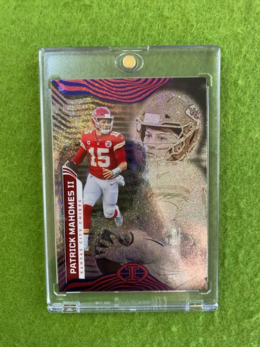 Patrick Mahomes WHITE SPARKLE PRIZM DOTS SSP CARD 2022 Panini Illusions - Picture 6 of 24