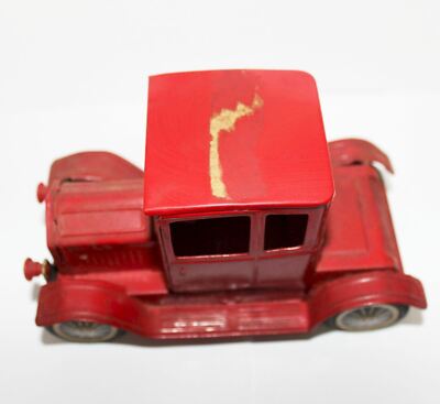 Vintage Tin Metal Friction Toy Car made in Japan CZ-345 Vintage Tin Metal Friction Toy Car made in Japan CZ-345