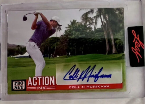 2022 Leaf Pro Set Action Ink Collin Morikawa SP AUTO Colin - Picture 1 of 2
