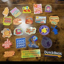 Dutch Bros Coffee Sticker Lot Free Shipping 2021-2025