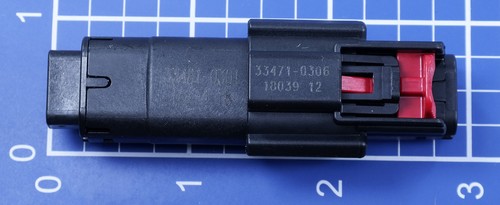 Molex 3 Pin Wire Connector, Harley BLACK Waterproof, Sealed Kit, MX150™ w/CPA - Picture 4 of 4