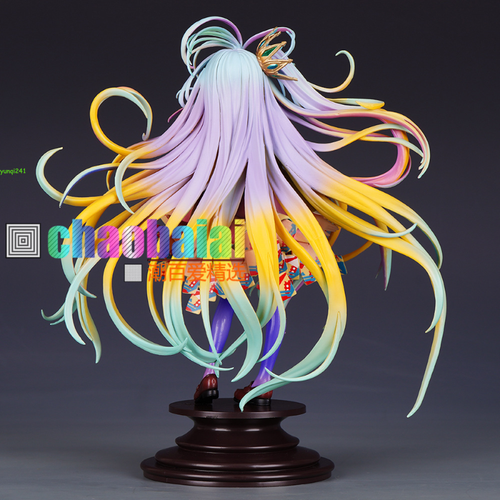 Anime Girl NO GAME NO LIFE Shiro 1/7 PVC Figur Modell Statue 28cm Spielzeug Box Geschenk - Bild 2 von 16
