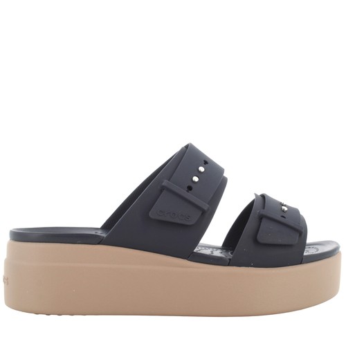 Crocs Womens Slipper BROOKLYN BUCKLE LOWWDG 207431-4LH P23 - Picture 1 of 9