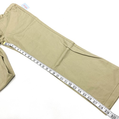Cat & Jack Boys Size 16 Husky School Uniform Chino Pants Pockets Vintage Khaki - Picture 6 of 12