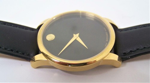 Mens S/Steel 18k Yellow GP MOVADO MUSEUM watch 07.1.36.1262* EXLNT* 40 mm - Picture 10 of 10