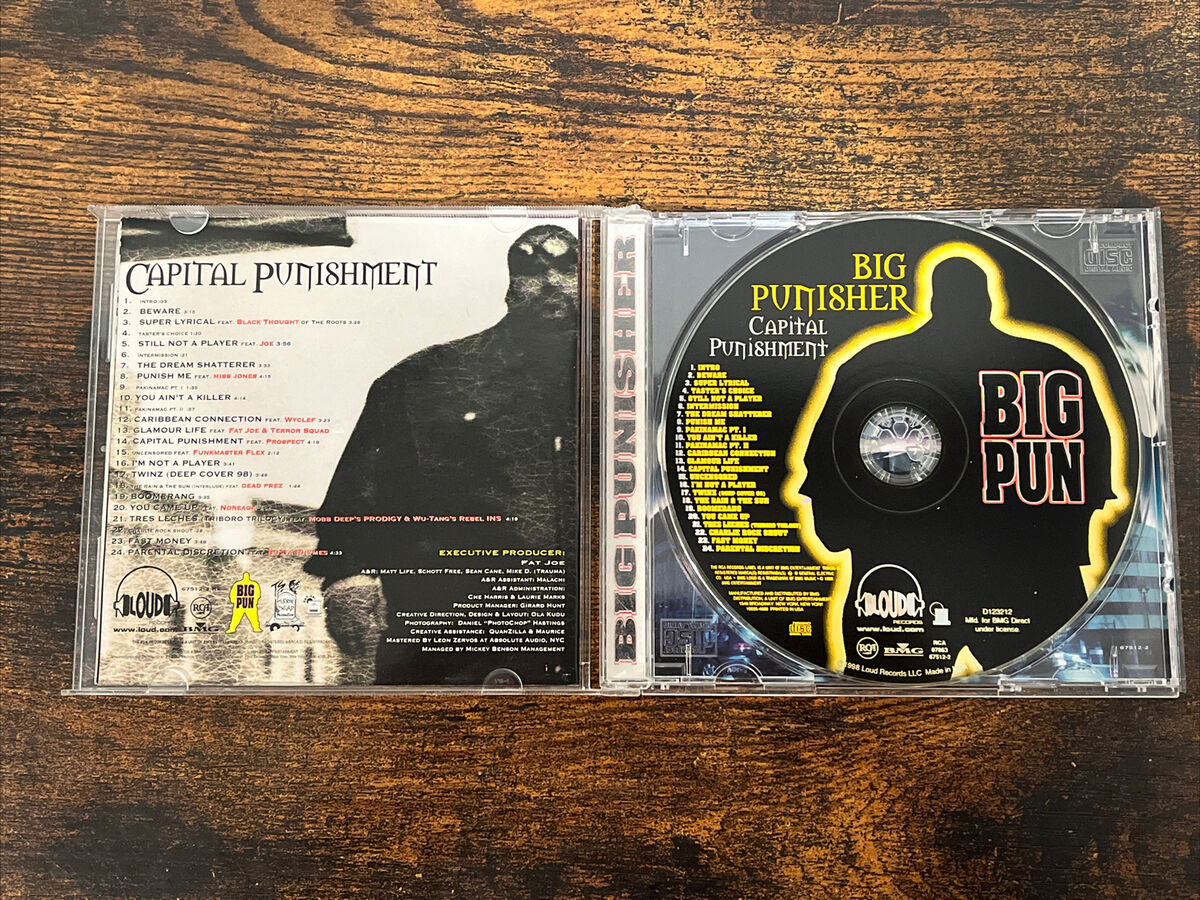 Big Pun Punisher Capital Punishment CD 1998 feat Fat Joe Big Pun Punisher Capital Punishment CD 1998 feat Fat Joe