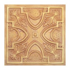 Glue up ceiling tile Interior roof panels for Club PL11 Vintage brown gold 10pcs