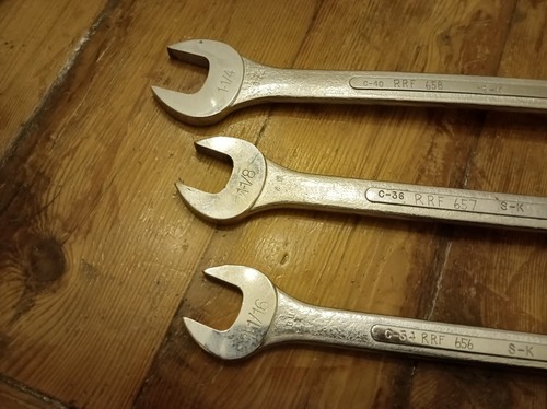S - K Combination Wrench, 12pt, Larger Sizes Individual Wrench, USA - Imagen 3 de 10