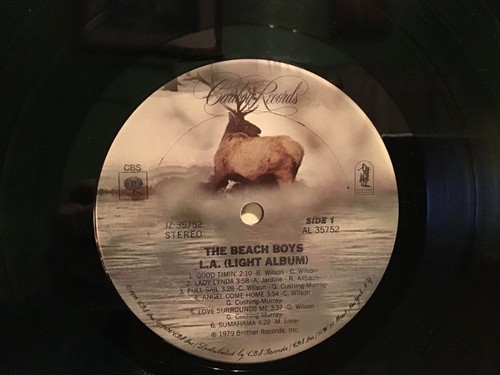 THE BEACH BOYS L. A. LIGHT LP 1979 CBS CARABU - Picture 5 of 6