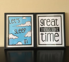 Wall Art Picture Let's SLEEP in Home Decor inspirational quotes already framed 2