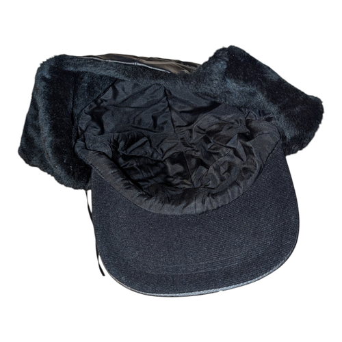 90s / Y2K Faux Leather Aviator hat - Picture 6 of 6