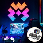 Twinkly Squares Starter Kit - 6 Smart App Controlled RGBIC LED Light Wall Panels