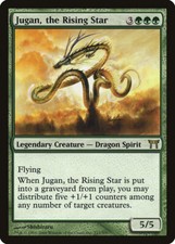 MTG Jugan, the Rising Star  - Champions of Kamigawa #217