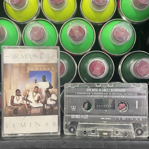 Sir Mix-A-Lot Seminar Cassette Tape 1989 Seattle Rap Hip Hop Nastymix Vintage - Picture 2 of 3