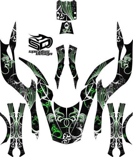 Can Am Spyder ST ST-S ST Limited graphic wrap decal kit Perennial 2013-2016 - Picture 12 of 15