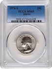 Silver 1976 Washington Quarters (1932-1998)