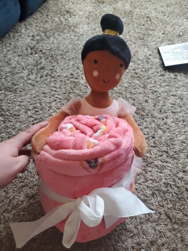Kinder Afroamerikanische Tanz Ballerina Plüsch Puppe & Decke Set Neu - Bild 3 von 5