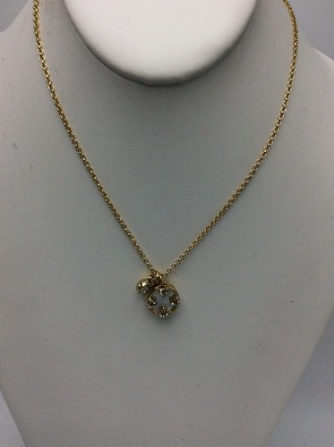 $45 Ivanka Trump Zinc Brass Cast Chain necklace Opportunity is Everywhere  IT410 - Afbeelding 2 van 6