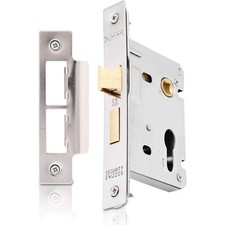 XFORT Euro Profile Sashlock 75mm, Internal & External Door, Mortice Sash Lock