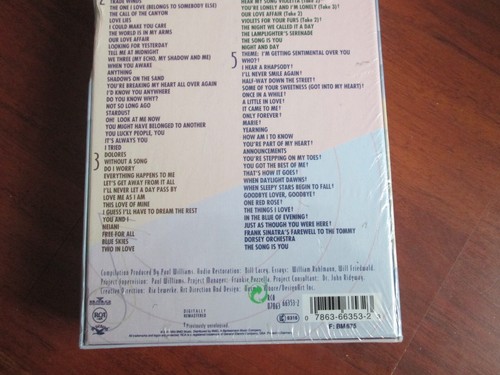 Frank Sinatra & Tommy Dorsey - The Song Is You (5 CD BOX SET) NEW AND SEALED - Picture 3 of 3