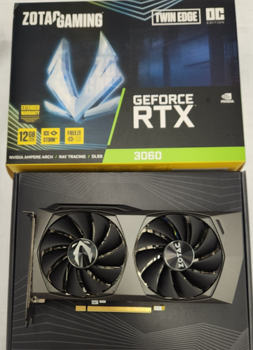 ZOTAC GAMING GeForce RTX 3060 Twin Edge OC 12GB GDDR6 Graphics Card