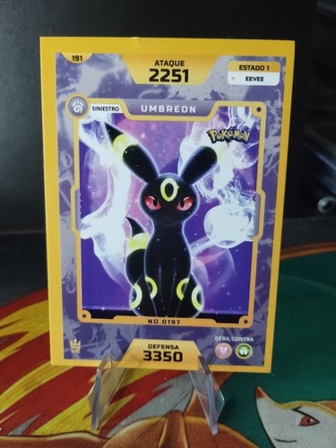 CARD POKEMON MASTER JOURNEYS 3R #191 UMBREON 2023 PERU Edition TCG