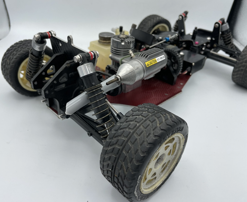 For parts Kyosho engine car vintage chassis with engine - Picture 7 of 17