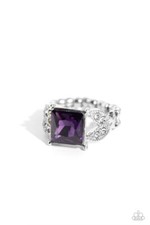 Paparazzi Deluxe Drama - Purple - White & Pur...