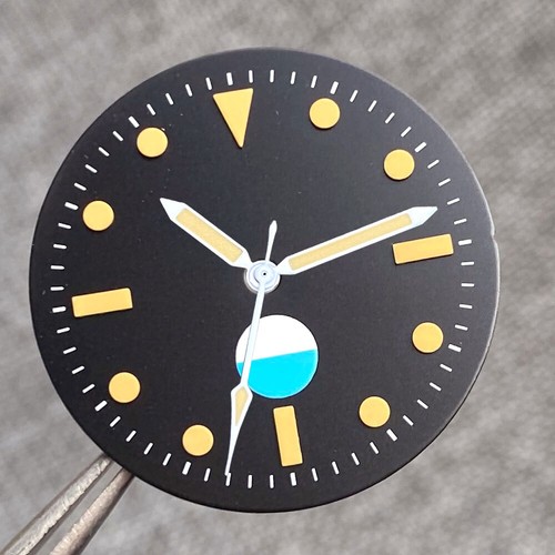 29mm Sterile Black Watch Dial For Fifty-Fathoms Collection NH35 NH36 ETA2824 - Picture 24 of 27