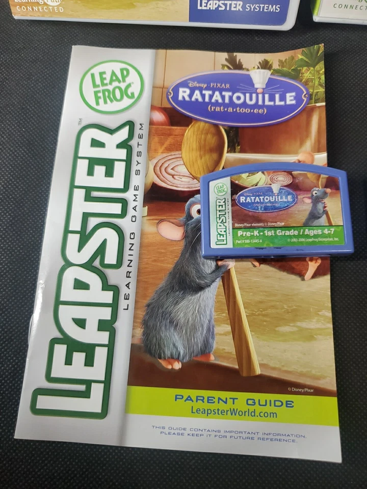 LeapFrog Disney Pixar Ratatouille Star Wars Math Video Game Lot Leapster ** - Image 2 of 4