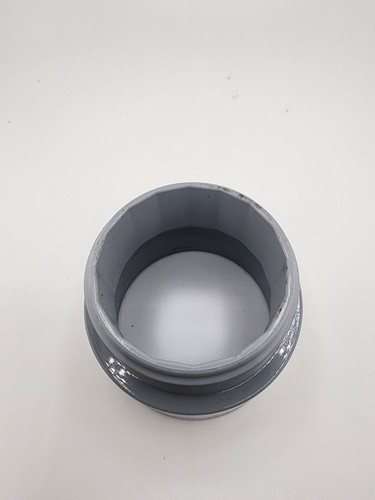 2 Inch Schedule 40 PVC Male Threaded Coupling Scepter or Kaloy - Picture 3 of 3