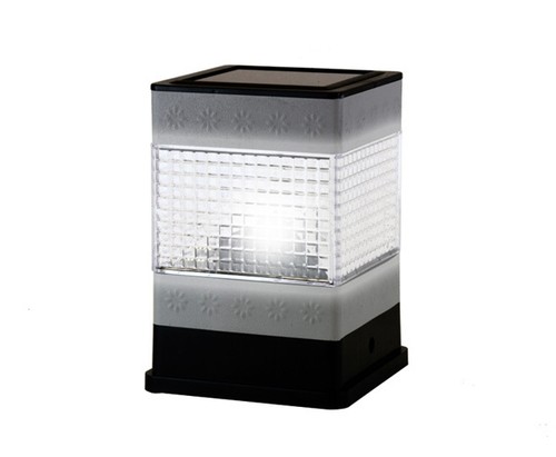 2 Stück 4 Zoll x 4 Zoll Außen Garten Metallbeschichtet Solar Pfosten Deck Kappe Quadrat Zaun Lichter - Bild 2 von 2