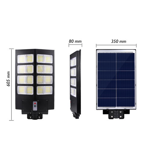 2000W 9900000000lm Commercial Solar Street Light PIR Road Lamp 3 Modes IP67+Pole - Picture 104 of 174