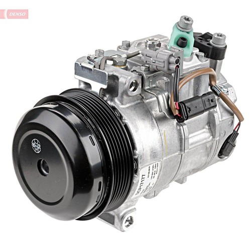 AC Compressor DENSO Fits MERCEDES C204 W204 S204 W204 A207 W207 11- A0008302300 - Picture 1 of 4