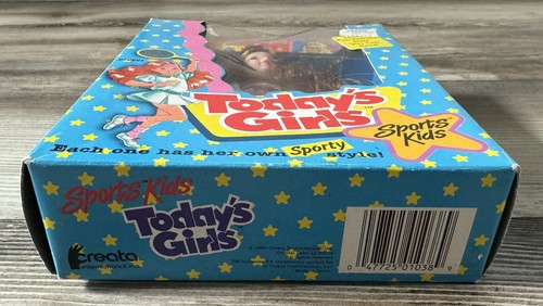 VINTAGE! 1988 Creata Today’s Girls Doll Pepper Sporty Kids BRAND 🔥 NEW IN BOX! - Picture 2 of 6