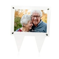 5x7 Waterproof Picture Frame for Grave - Acrylic Outdoor Memorial Cemetery