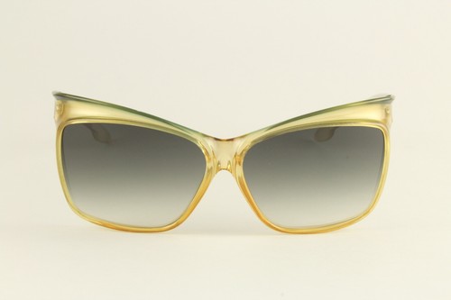 Authentic Yves Saint Laurent 7955 Clear Brown Green 63mm Gradient Sunglasses - Picture 1 of 5