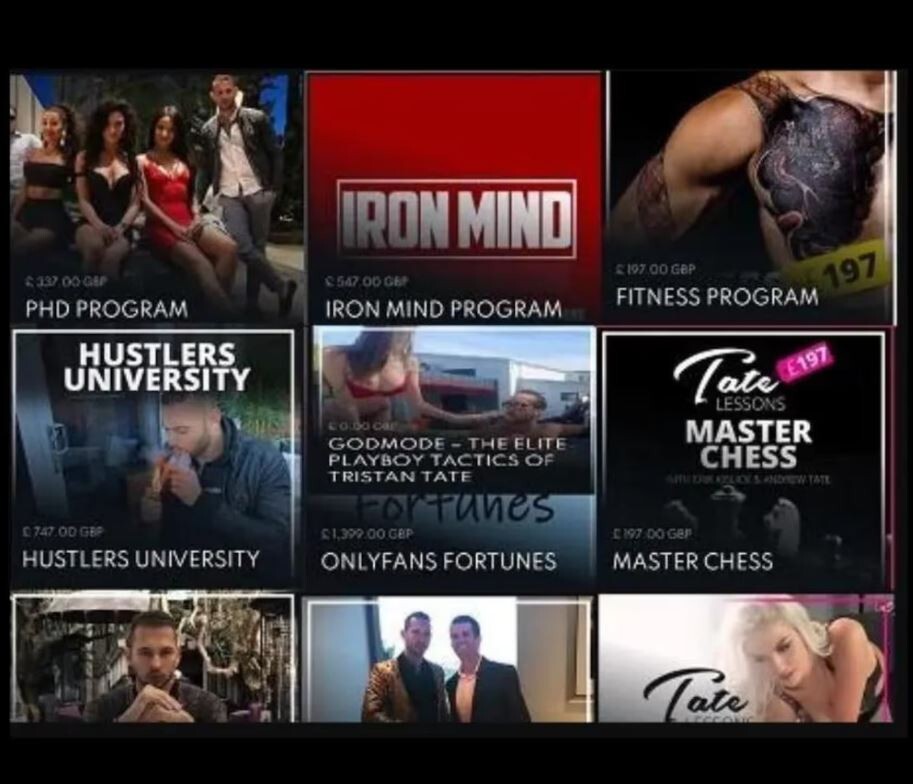 Andrew Tate Course Full (13 TOPICS) + Bonus ( HU2 Included ) ORIGINAL and SAFE ✓ | eBay