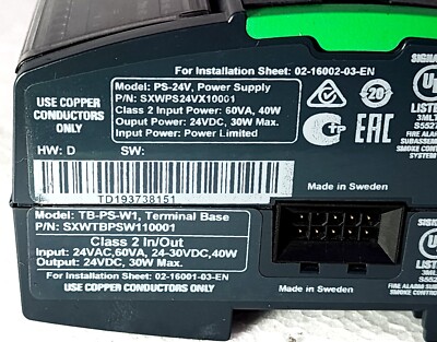 SCHNEIDER SXWPS24VX10001 / SmartX Controller - PS-24V Power Supply