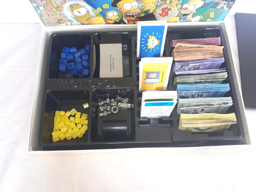 Vintage The Simpsons Monopoly Family Board Game Complete - Hasbro Parker 2003 VG - Afbeelding 14 van 21