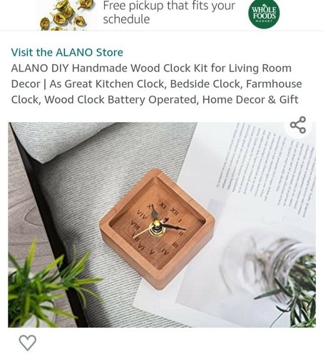 Alano Zum Selbermachen Handarbeit Holz Uhr Kit für Wohnzimmer Dekor | Als tolle Küche... - Bild 2 von 6